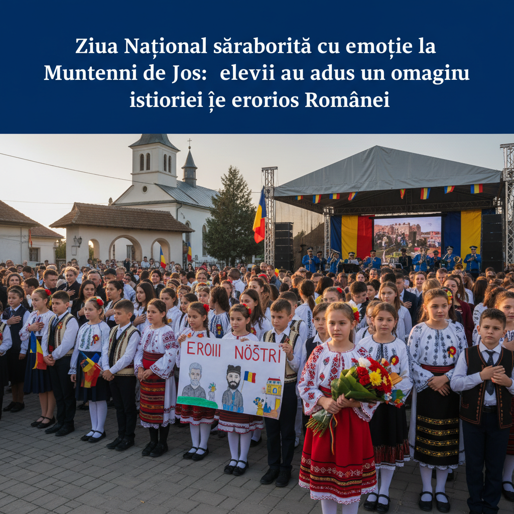 elevii au comemorat istoria și eroii României