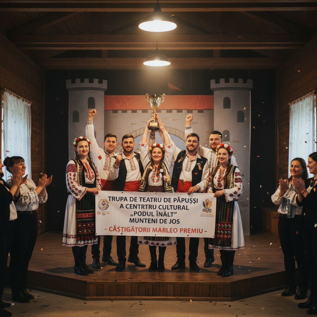 Trupa de Teatru de Păpuși Podul Înalt din Muntenii de Jos, Marele Câștigător la Festivalul Victor Ion Popa